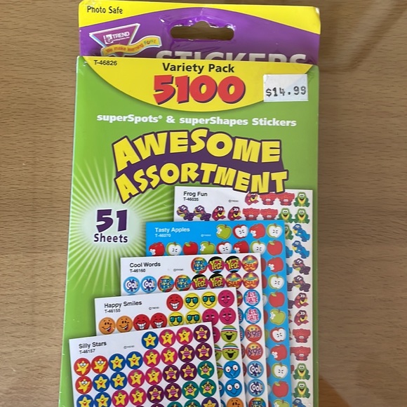 >5,000 Assorted Mini-Stickers! - Picture 2 of 2